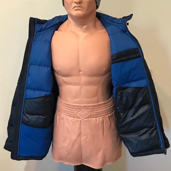 NWT Converse Warm Down Jacket MED Blue M - Picture 4 of 8